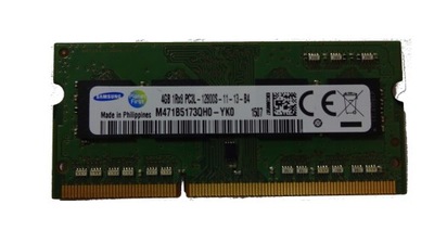 Pamięć SAMSUNG DDR3L 4GB PC3L-12800S 1.35V