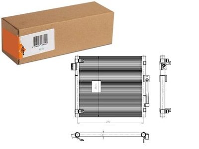 CONDENSADOR DE ACONDICIONADOR TESLA MODELO S ELECTRIC 09.12- NRF  