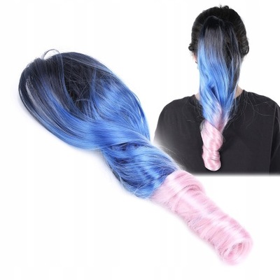 Gradient 3 kolory Claw Clip Hair Wig Extensions