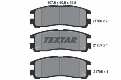 TEXTAR 2170602 TRINKELĖS STABDŽIŲ 