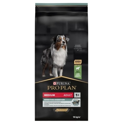 PURINA Pro Plan Adult Medium Sensitive Digestion bogata w jagnięcinę -