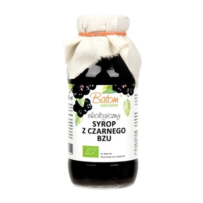 SYROP Z CZARNEGO BZU BIO 330 ml - BATOM