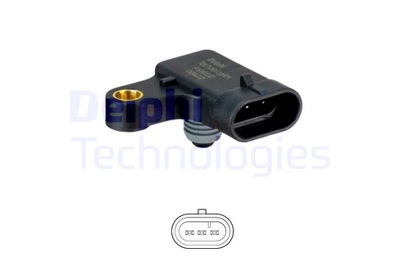 DELPHI SENSOR DE PRESIÓN W KOLEKTORZE SSACYM CHEVROLET AVEO KALOS  