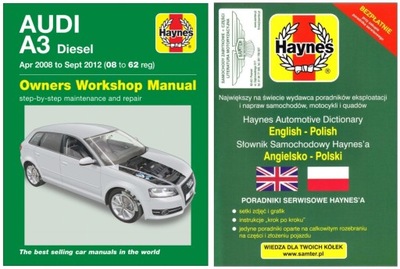 AUDI A3 8P (2008-2012) MANUAL REPARACIÓN HAYNES +GRATIS 24H  