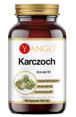 Yango Karczoch Ekstrakt 10:1 trawienie 60 kapsułek