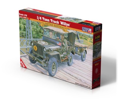 Model Jeep Willys Polska żandarmeria Klej +Gratisy