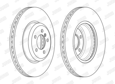 ГАЛЬМІВНІ ДИСКИ ГАЛЬМІВНІ ПЕРЕД JURID 563133JC-1 563133JC1