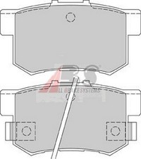 Тормозные колодки тормозные honda accord 93-98 задний  с датчик. фото №1