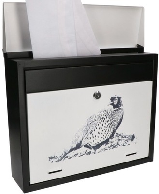 SKRZYNKA POCZTOWA NA LISTY POCZTĘ GAZETY ZDOBIONA