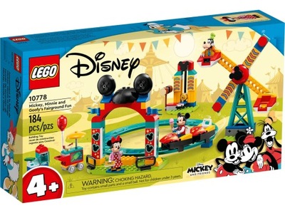 LEGO Disney 10778 Miki, Minnie i Goofy Wesołe Miasteczko MYSZKA MIKI NOWE