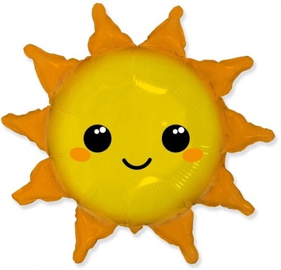Balon Foliowy Słoneczko Słońce 70x84 cm