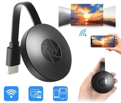 ADAPTER G2 HDMI WIFI CHROMECAST STREAM HD WECAST BEZPZREWODOWY MIRRORSCREEN