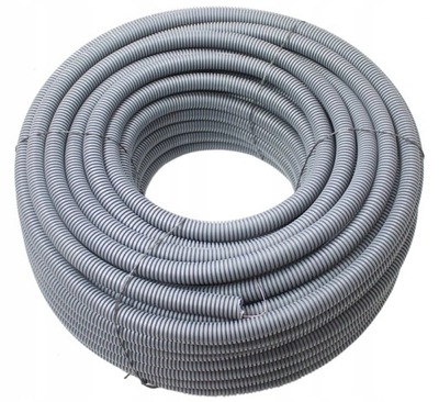 Peszel Rura karbowana Elmark z Pilotem 320N RKLS 25/20 szary 25mm 50 m