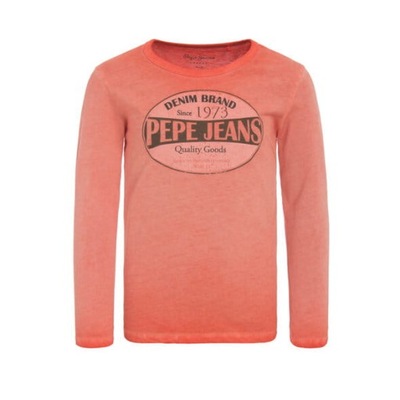 PEPE JEANS KORALOWY T-SHIRT PRINT (10L)