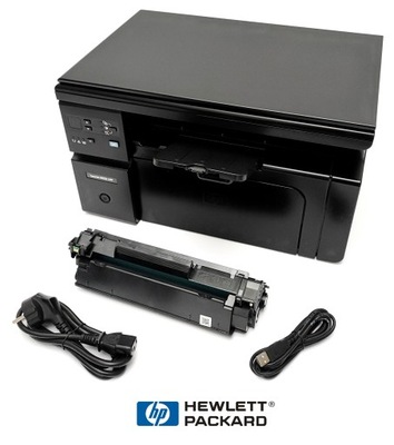 HP LaserJet M1132 MFP, (0-10K), pełen toner 100%, kable