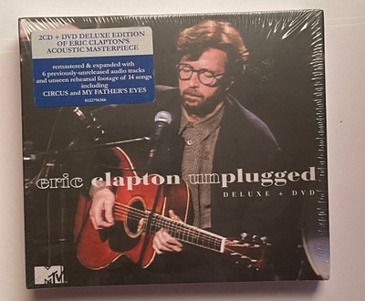 2CD/DVD ERIC CLAPTON Unplugged FOLIA deluxe digi