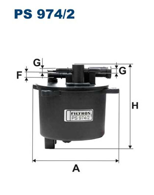 FILTER FUEL FILTRON PS974/2 PS9742  