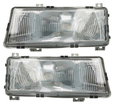 Фары лампы skoda felicia ii 98-01 tyc l+p фото №1