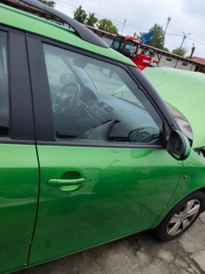 Skoda fabia ii 13r kombi дверь правый перед передние lf6z голый фото №1