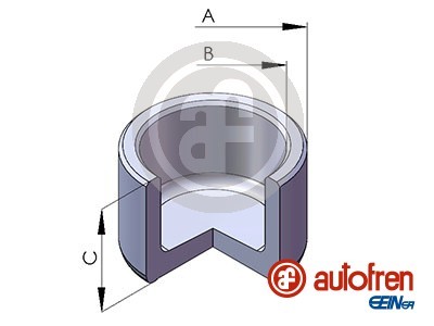 PISTÓN DE FRENADO LANDROVER PARTE DELANTERA DEFENDER 90- D025130  