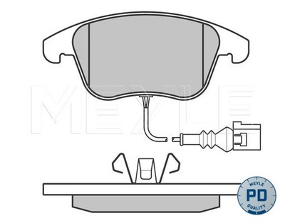 КОЛОДКИ HAM. VW P. TIGUAN 1.4TSI- 2.0TDI- 2.0TFSI