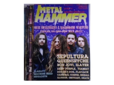 Metal Hammer nr 1-6,8-12 z 1995 roku