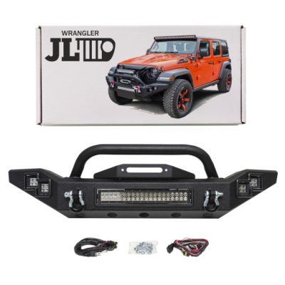 Jeep wrangler jl 2018+ бампер передній lp фото №1