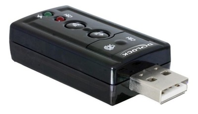 KARTA DŹWIĘKOWA ADAPTER DŹWIĘKU USB 7.1 DELOCK 7.1