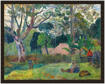 Naszywka Te raau rahi (Wielkie Drzewo) Paul Gauguin