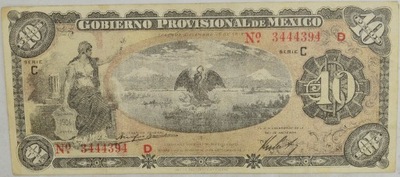 2.hc.Meksyk, 10 Pesos 1914, P.S704, St.3+