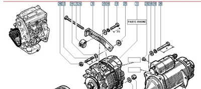 7703101572 болт генератора master 1 фото №1