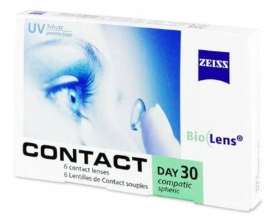 Soczewki Zeiss Contact Day30 Compatic 2szt