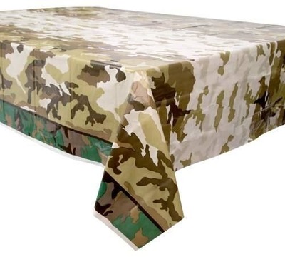 Obrus Moro Militarny Urodziny Party 137x213 cm