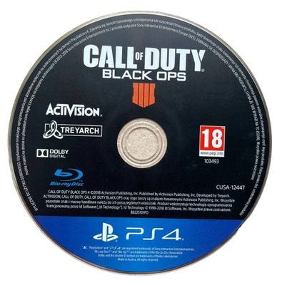 Gra Call of Duty: Black Ops IV PS4 Opakowanie zastępcze