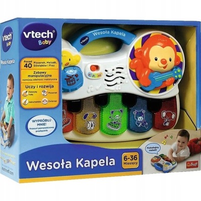 Interaktywne pianinko Vtech Wesoła Kapela 6m+