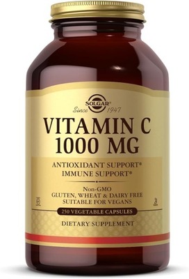 Solgar Vitamin C 1000 mg 250 kapsułek WITAMINA C