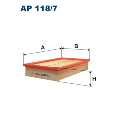 FILTRO AIRE FILTRON AP 118/7  