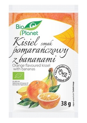 KISIEL O SMAKU POMARAŃCZOWYM Z BANANAMI BIO PLANET