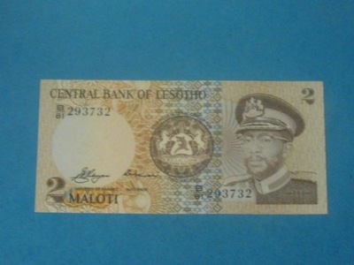 Lesotho Banknot 2 Maloti 1981 UNC P-4a
