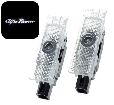 ALFA ROMEO DIOPARA LUMINOSO LED LOGOTIPO PROYECTOR PARA GIULIETTA STELVIO  