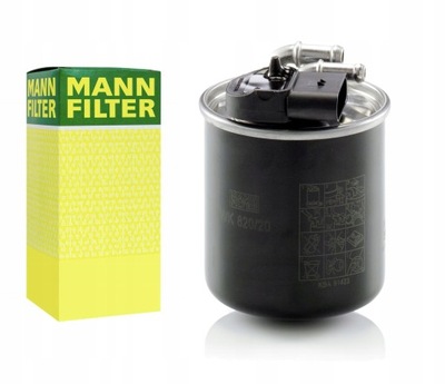 MANN-FILTER WK 820/20 ФИЛЬТР ТОПЛИВА -5%