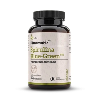 SPIRULINA BLUE-GREEN (250 mg) 500 TABLETEK - PHARMOVIT (CLASSIC)