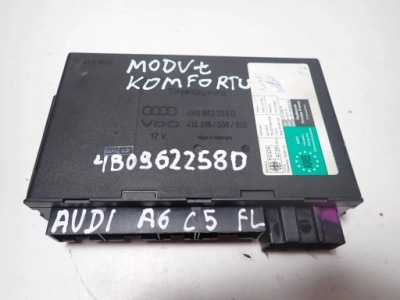 Модуль комфорта audi a6 c5 fl lift 4b0962258d фото №1