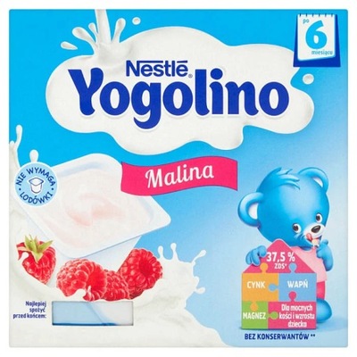 Nestlé Yogolino Deserek mleczno-owocowy malina 400g