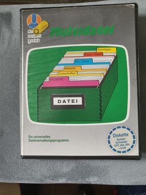 Oprogramowanie do zarządzania danymi Schneider/Amstrad CPC 464 664 6128