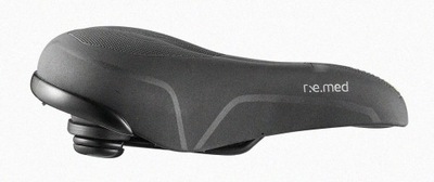 Siodło rowerowe SELLE ROYAL REMED 4309 DE TREKKING czarne