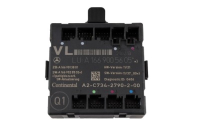 Модуль блок керування передніх лівих двері лівий перед a1669005605 uk фото №1