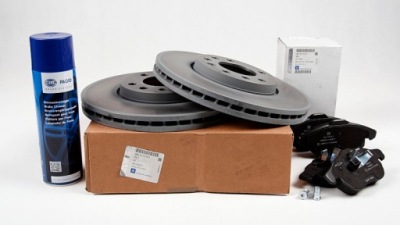 Гальмівні диски гальмівні колодки перед opel vectra c signum оригінальний номер gm фото №1