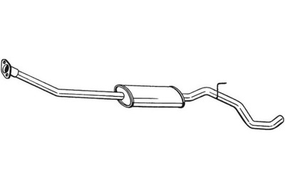 BOSAL SILENCIADOR SISTEMAS DE ESCAPE CENTRAL NISSAN NOTE 1.4 1.4LPG  