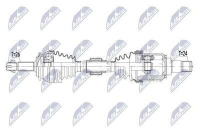 SEMI-EJE DE ACCIONAMIENTO TOYOTA PRIUS 1.8HYBRID 09.2015-, DERECHO  